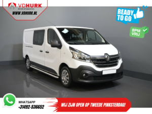 Renault Trafic Van 2.0 dCi 120 ch L2 DC Double Cab BPM FREE ! Ready2Go LED/ 2x porte coulissante/ Sidebars/ Carplay/ Climat/ Caméra/ PDC/ Cruise/ Trekh