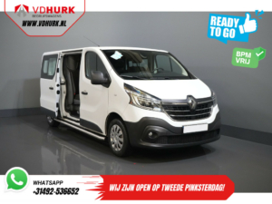 Renault Trafic Van 2.0 dCi 120 ch L2 DC Double Cab BPM FREE ! Ready2Go LED/ 2x porte coulissante/ Sidebars/ Carplay/ Climat/ Caméra/ PDC/ Cruise/ Trekh
