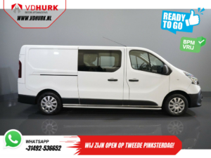 Renault Trafic Van 2.0 dCi 120 ch L2 DC Double Cab BPM FREE ! Ready2Go LED/ 2x porte coulissante/ Sidebars/ Carplay/ Climat/ Caméra/ PDC/ Cruise/ Trekh