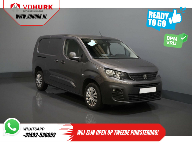Peugeot Partner Van 1.5 HDI 130 hp Aut. L2 BPM FREE! Ready2Go 3 Pers./ CarPlay/ Camera/ Navi/ Cruise/ PDC