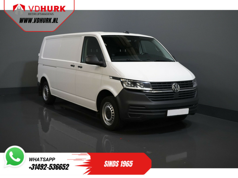 Volkswagen Transporter Bestelbus T6.1 2.0 TDI 150 pk DSG Aut. L2 2x Schuifdeur/ LED/ Stoelverw./ Standkachel/ Carplay/ 2.5t Trekverm.