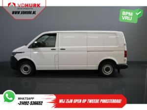 Volkswagen Transporter Bestelbus Volkswagen Transporter T6.1 2.0 TDI 150 pk DSG Aut. L2 2x Schuifdeur/ LED/ Stoelverw./ Standkachel/ Carplay/ 2.5t Trekverm.