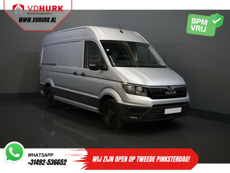MAN TGE Van 35 2.0 140 hp DSG Aut. L3H3 tailgate/ 270Gr. doors/ Gev.stoel/ Carplay/ Camera/ Cruise