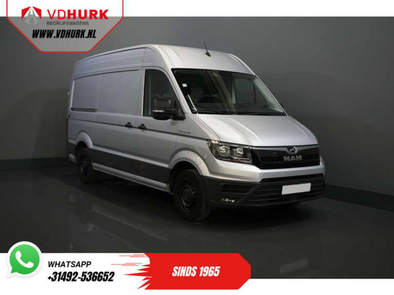 MAN TGE Van 35 2.0 140 cv DSG Aut. L3H3 portellone posteriore/ 270Gr. porte/ Gev.stoel/ Carplay/ Telecamera/ Cruise