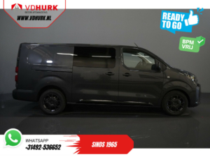 Citroën Jumpy Van 2.0 HDI Aut. 180 KM DC Double Cab L3 BPM GRATIS! 2x drzwi przesuwne/ Virtual Cockpit/ Carplay/ Kamera/ Navi/ PDC/ Cruise/ Airco