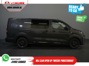 Citroën Jumpy Van 2.0 HDI Aut. 180 hp DC Double Cab L3 BPM FREE ! 2x Porte coulissante/ Virtual Cockpit/ Carplay/ Camera/ Navi/ PDC/ Cruise/ Airco