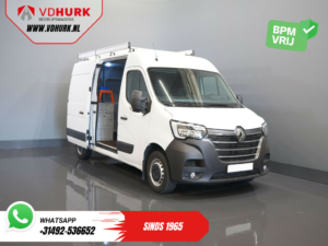Renault Master Van 2.3 dCi 135 KM L2H2 BPM GRATIS! Urządzenie holownicze 2,5 t/ Klimatyzacja/ Bagażnik dachowy + drabina/ Ogrzewanie postojowe/ Ogrzewanie siedzeń/ PDC/ Hak holowniczy