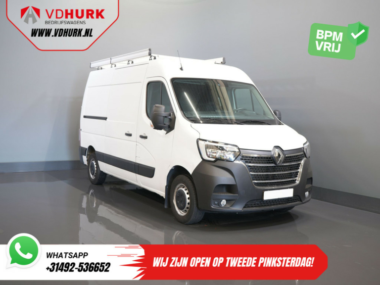 Renault Master Van 2.3 dCi 135 CP L2H2 BPM GRATUIT! Dispozitiv de remorcare 2.5t/ Climă/ Raft de acoperiș + scară/ Încălzire stativ/ Încălzire scaune/ PDC/ Cârlig de remorcare