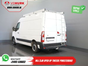 Renault Master Bestelbus 2.3 dCi 135 pk L2H2 BPM VRIJ! 2.5t Trekverm./ Climate/ Imperiaal + Ladder/ Standkachel/ Stoelverw./ PDC/ Trekhaak