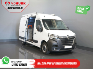 Renault Master Bestelbus 2.3 dCi 135 pk L2H2 BPM VRIJ! 2.5t Trekverm./ Climate/ Imperiaal + Ladder/ Standkachel/ Stoelverw./ PDC/ Trekhaak