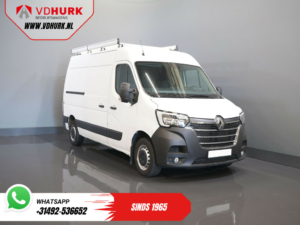 Renault Master Van 2.3 dCi 135 KM L2H2 BPM GRATIS! Urządzenie holownicze 2,5 t/ Klimatyzacja/ Bagażnik dachowy + drabina/ Ogrzewanie postojowe/ Ogrzewanie siedzeń/ PDC/ Hak holowniczy