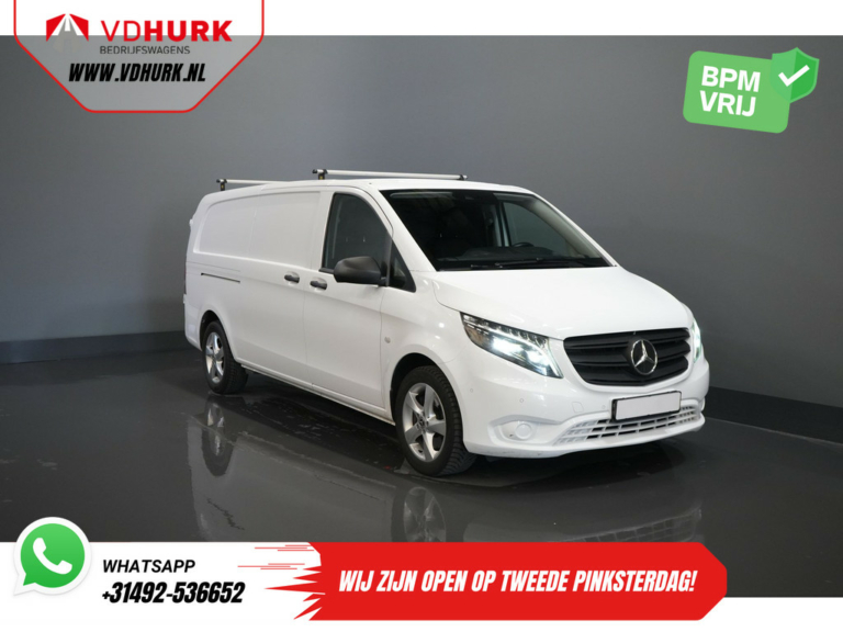 Mercedes-Benz Vito Furgoneta 119 CDI Aut. L3 BPM ¡GRATIS! LED/ Calefacción de pie/ Calefacción de asiento/ Navi/ Carplay/ PDC/ Cámara/ Gancho de remolque