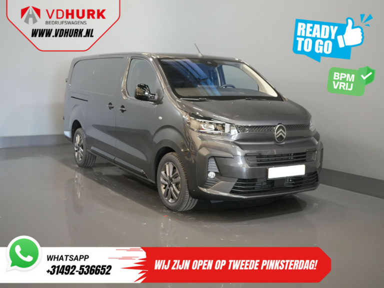 Citroën Jumpy Van 2.0 HDI 180 hp Aut. L3 BPM FREE! LED/ Virtual cockpit/ Steering wheel/ Navi/ Carplay/ Camera/ Climate/ PDC/ LMV/ Cruise
