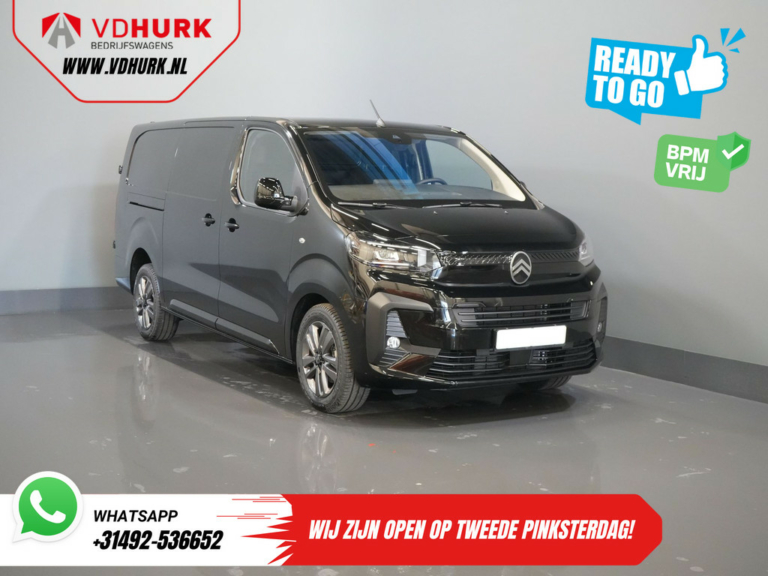 Citroën Jumpy Van 2.0 HDI 180 hp Aut. L3 BPM FREE! LED/ Virtual cockpit/ Steering wheel/ Navi/ Carplay/ Camera/ Climate/ PDC/ LMV/ Cruise
