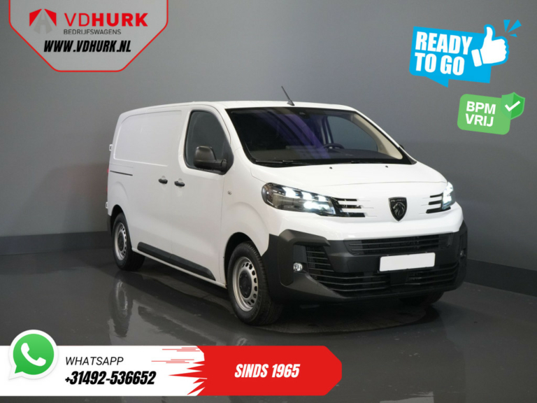 Peugeot Expert Bestelbus 2.0 HDi 145 pk Aut. L2 BPM VRIJ! LED/ Virtual Cockpit/ Carplay/ Navi/ Cruise/ Camera