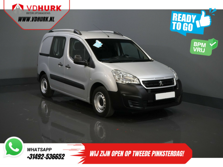 Peugeot Partner Van 1.6 HDi BPM GRATUIT ! Ready2Go PDC/ Cruise/ Air conditionné/ MOT 2-2026