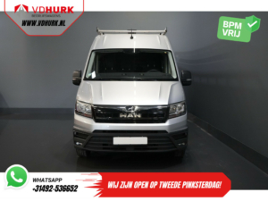 MAN TGE Van 3,180 180 hp DSG Aut. L4H3 DC Double Cab BPM FREE ! 7 pers./ 270Gr. Portes/ Carplay/ Impérial + Escalier/ Gev.Stoel/ Croisière/ Came