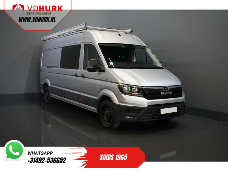 MAN TGE Van 3,180 180 к.с. DSG Aut. L4H3 DC Double Cab BPM БЕЗКОШТОВНО! 7 чол./ 270грн. Двері / Carplay / Imperial + Сходи / Gev.Stoel / Cruise / Came