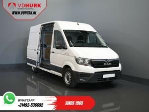 MAN TGE Van 3,140 140hp 2.0 TDI DSG Aut. L3H3 EXPORT ONLY 270Gr.Türen/ Gev.Sitze/ Navi/ Carplay/ Kamera/ Cruise/ Anhängerkupplung/ Airco