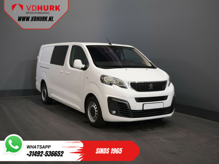 Peugeot Expert Bestelbus 2.0 HDI 125 pk Aut. DC Dubbel Cabine Navi/ Camera / Cruise/ Airco/ Trekhaak /PDC /Carplay