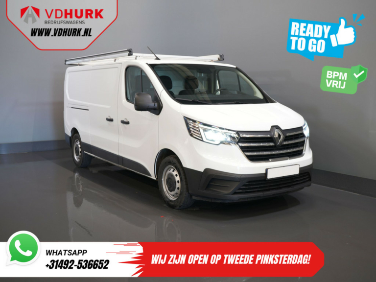 Renault Trafic Bestelbus 2.0 dCi L2 BPM VRIJ! Ready2Go NL Auto/ LED/ Navi /Carplay /Trekhaak/ Imperiaal/ PDC