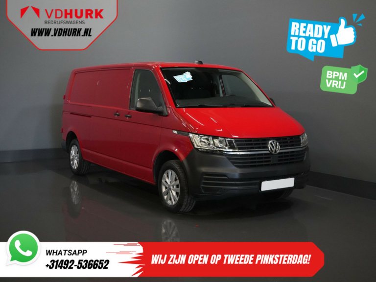 Volkswagen Transporter Furgone 2.0 TDI L2 BPM GRATIS! Ready2Go Riscaldamento del cavalletto/ Riscaldamento dei sedili/ Carplay/ Cruise/ PDC/ Gancio di traino