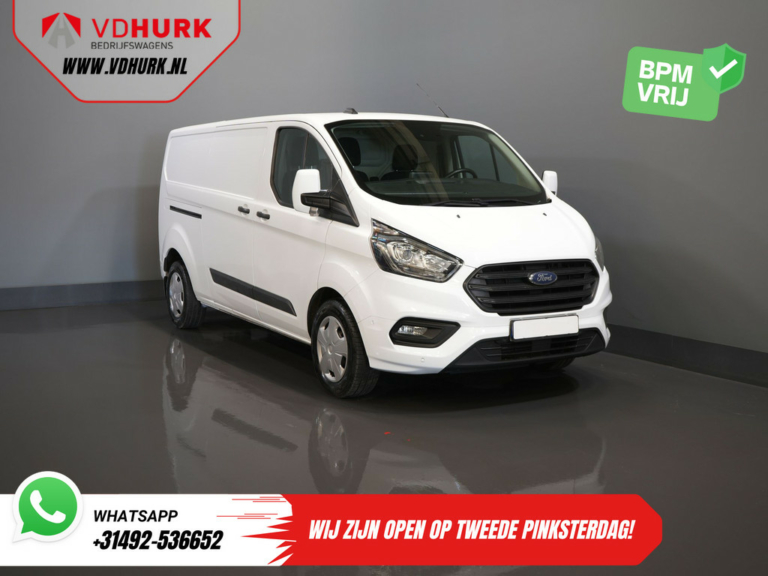 Ford Transit Custom Van 320 2.0 TDCI 130 hp Aut. L2 Trend BPM FREE! Belt V.V./ Seatverw./ Navi/ Carplay/ Camera/ PDC/ Towbar