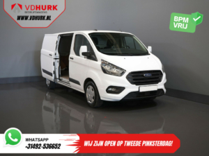Ford Transit Custom Van 320 2.0 TDCI 130 ch Aut. L2 Trend BPM GRATUIT ! Ceinture V.V./ Sièges chauffants/ Navi/ Carplay/ Caméra/ PDC/ Attelage