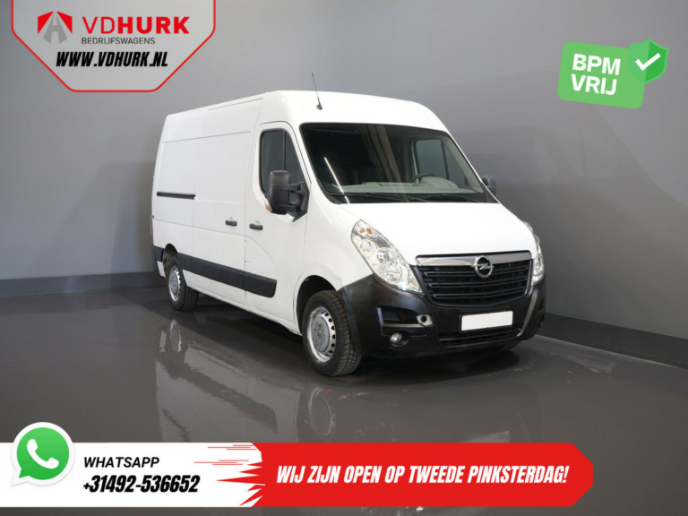Opel Movano Bestelbus 2.3 CDTI 135 pk L2H2 BPM VRIJ! 2.5t Trekverm./ Climate/ Navi/ Cruise/ Camera/ Trekhaak/ PDC