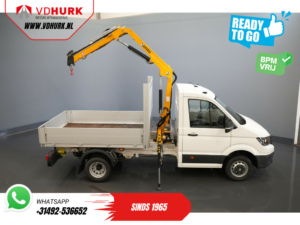 Volkswagen Crafter Відкритий кузов 50 165 к.с. Effer 352S Кран / Автокран / Автокран / Карданний вал / Відкритий кузов / Подвійне повітря