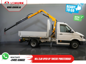 Volkswagen Crafter Open body 50 165 hp Effer 352S Crane/ Crane/ Autokran/ PTO/ Open body/ Double air