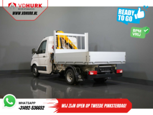 Volkswagen Crafter Open body 50 165 hp Effer 352S Crane/ Crane/ Autokran/ PTO/ Open body/ Double air