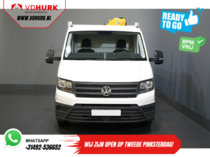 Volkswagen Crafter Open body 50 165 hp Effer 352S Crane/ Crane/ Autokran/ PTO/ Open body/ Double air