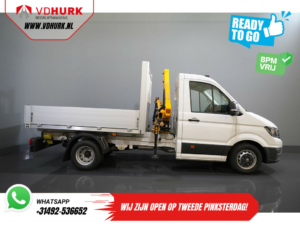 Volkswagen Crafter Open body 50 165 hp Effer 352S Crane/ Crane/ Autokran/ PTO/ Open body/ Double air