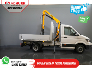 Volkswagen Crafter Open body 50 165 hp Effer 352S Crane/ Crane/ Autokran/ PTO/ Open body/ Double air