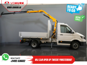 Volkswagen Crafter Open body 50 165 hp Effer 352S Crane/ Crane/ Autokran/ PTO/ Open body/ Double air