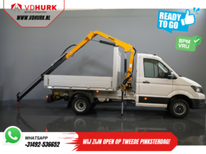 Volkswagen Crafter Open body 50 165 hp Effer 352S Crane/ Crane/ Autokran/ PTO/ Open body/ Double air