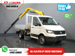 Volkswagen Crafter Open body 50 165 hp Effer 352S Crane/ Crane/ Autokran/ PTO/ Open body/ Double air
