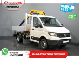 Volkswagen Crafter Open body 50 165 hp Effer 352S Crane/ Crane/ Autokran/ PTO/ Open body/ Double air