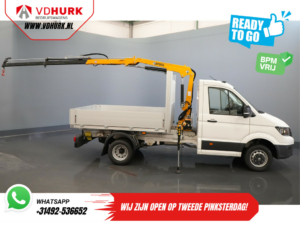 Volkswagen Crafter Open body 50 165 hp Effer 352S Crane/ Crane/ Autokran/ PTO/ Open body/ Double air