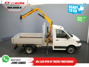 Volkswagen Crafter Open body 50 165 hp Effer 352S Crane/ Crane/ Autokran/ PTO/ Open body/ Double air