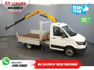 Volkswagen Crafter Open body 50 165 hp Effer 352S Crane/ Crane/ Autokran/ PTO/ Open body/ Double air