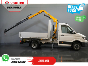 Volkswagen Crafter Відкритий кузов 50 165 к.с. Effer 352S Кран / Автокран / Автокран / Карданний вал / Відкритий кузов / Подвійне повітря