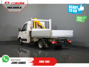 Volkswagen Crafter Відкритий кузов 50 165 к.с. Effer 352S Кран / Автокран / Автокран / Карданний вал / Відкритий кузов / Подвійне повітря