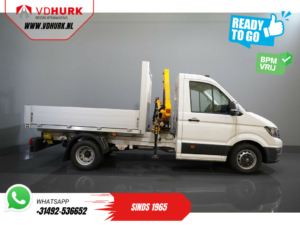 Volkswagen Crafter Відкритий кузов 50 165 к.с. Effer 352S Кран / Автокран / Автокран / Карданний вал / Відкритий кузов / Подвійне повітря