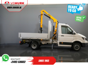 Volkswagen Crafter Відкритий кузов 50 165 к.с. Effer 352S Кран / Автокран / Автокран / Карданний вал / Відкритий кузов / Подвійне повітря
