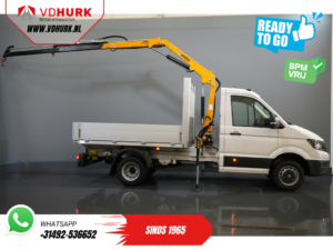 Volkswagen Crafter Відкритий кузов 50 165 к.с. Effer 352S Кран / Автокран / Автокран / Карданний вал / Відкритий кузов / Подвійне повітря