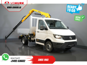 Volkswagen Crafter Відкритий кузов 50 165 к.с. Effer 352S Кран / Автокран / Автокран / Карданний вал / Відкритий кузов / Подвійне повітря