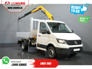 Volkswagen Crafter Відкритий кузов 50 165 к.с. Effer 352S Кран / Автокран / Автокран / Карданний вал / Відкритий кузов / Подвійне повітря