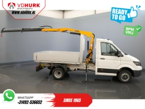 Volkswagen Crafter Відкритий кузов 50 165 к.с. Effer 352S Кран / Автокран / Автокран / Карданний вал / Відкритий кузов / Подвійне повітря